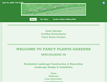 Tablet Screenshot of fancyplantsgardens.com